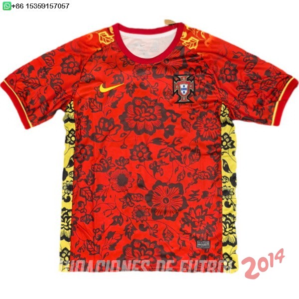 Tailandia Camiseta Del Portugal Especial 2025 Rojo Amarillo