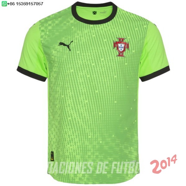 Tailandia Camiseta Del Portugal Portero 2025 Verde