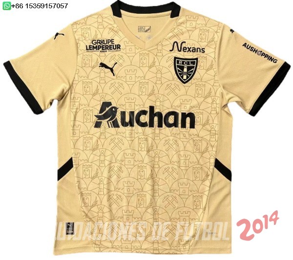 Tailandia Camiseta Del RC Lens Especial 2024/2025 Amarillo