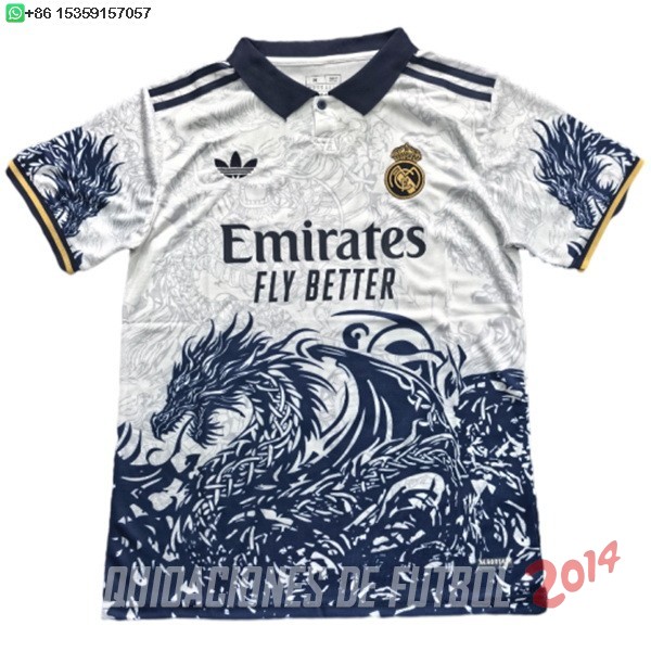 Tailandia Camiseta Del Real Madrid Especial 2025/2026 Blanco Azul