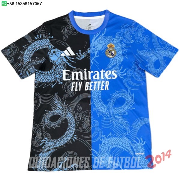 Tailandia Camiseta Del Real Madrid Especial 2025/2026 Negro Azul