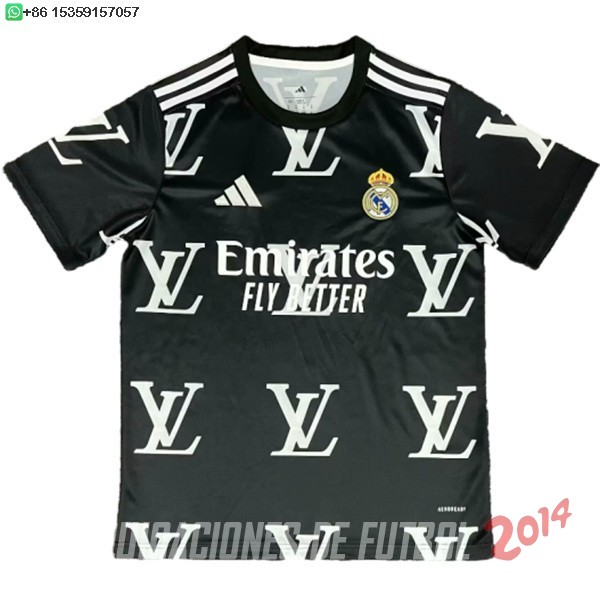 Tailandia Camiseta Del Real Madrid Especial 2025/2026 Negro I Blanco
