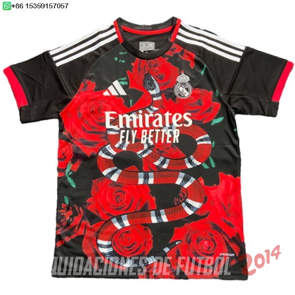 Tailandia Camiseta Del Real Madrid Especial 2025/2026 Rojo Negro