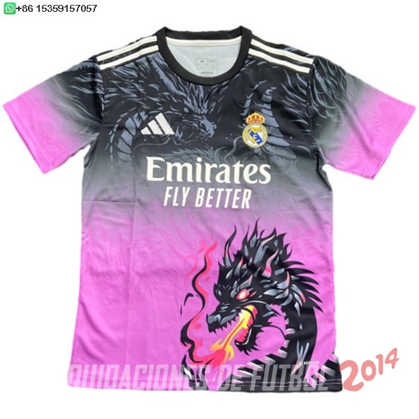 Tailandia Camiseta Del Real Madrid Especial 2025/2026 Rosa I Negro