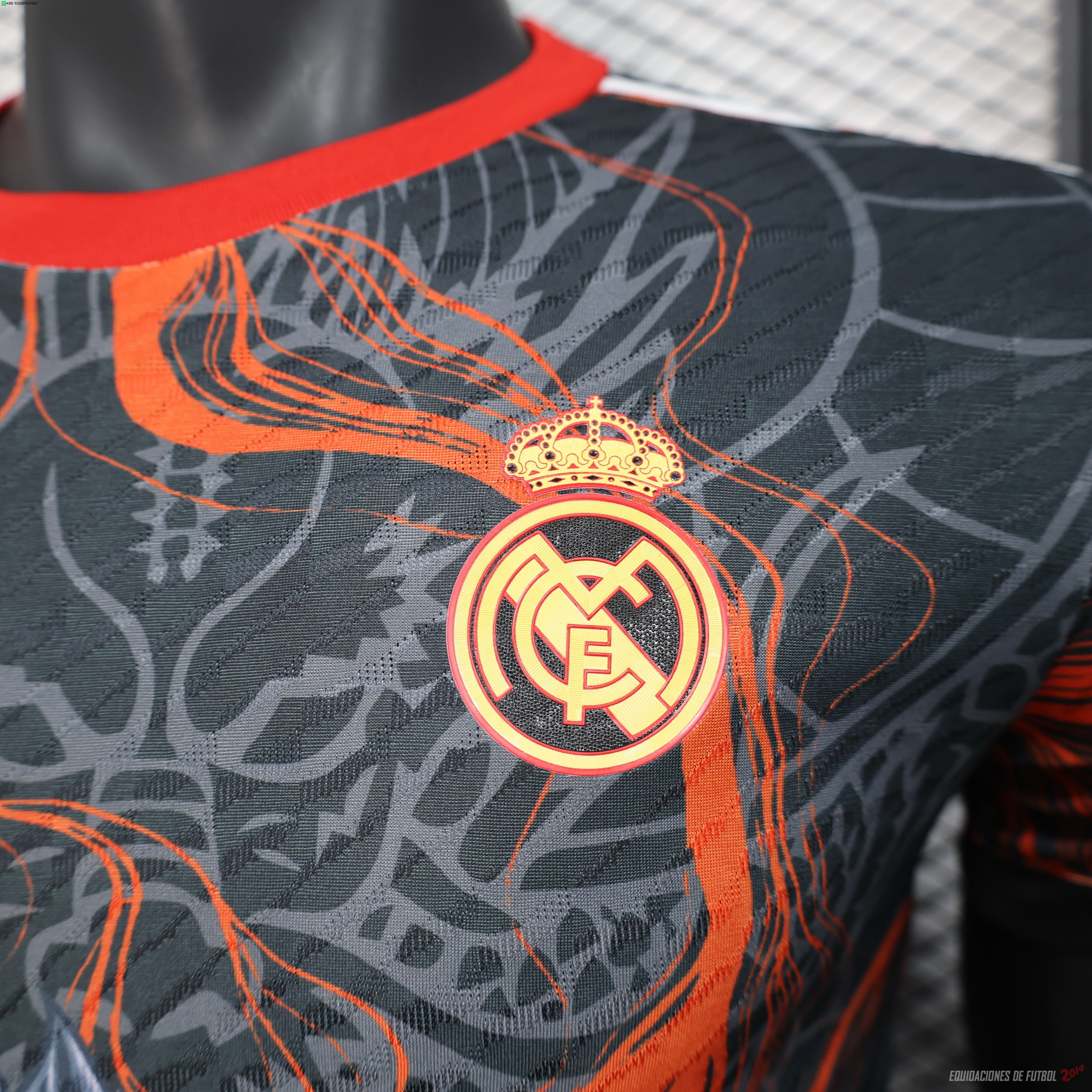 Tailandia Camiseta Del Real Madrid Especial Jugadores 2025/2026 Negro Rojo