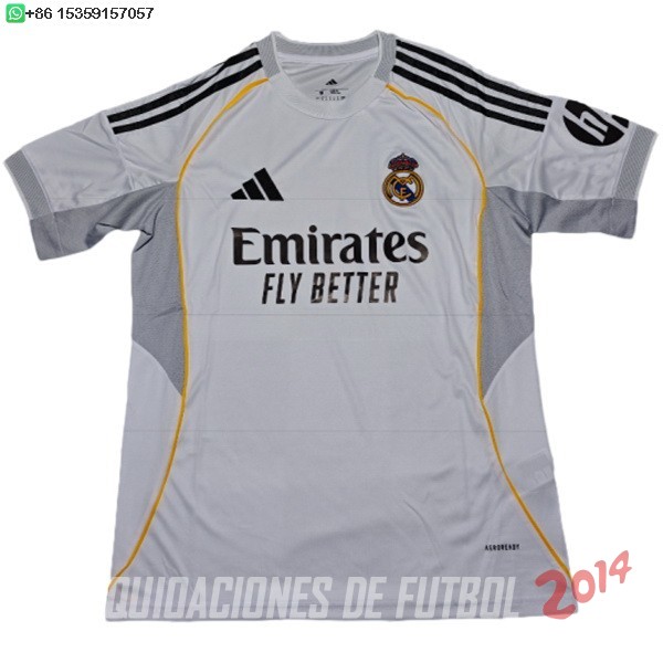 Tailandia Camiseta Del Real Madrid Primera Concepto 2025/2026