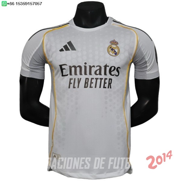 Tailandia Camiseta Del Real Madrid Primera Concepto Jugadores 2025/2026