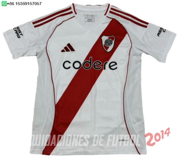 Tailandia Camiseta Del River Plate Primera 2024/2025