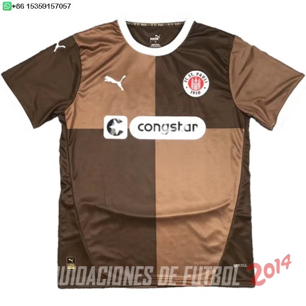 Tailandia Camiseta Del St. Pauli Primera 2024/2025 Marron