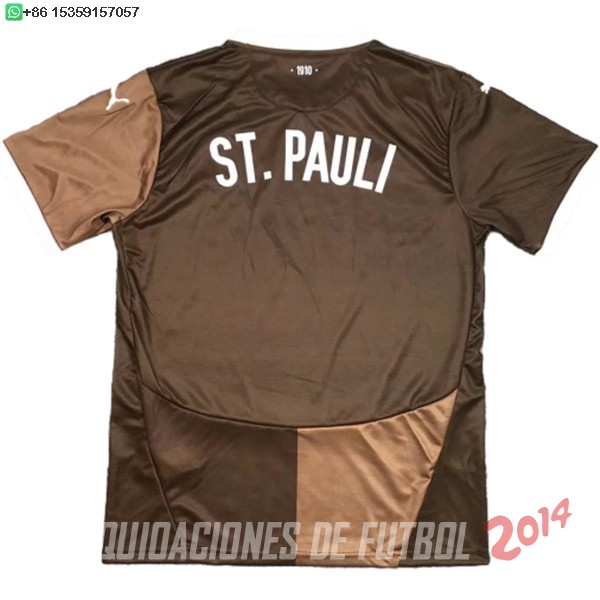 Tailandia Camiseta Del St. Pauli Primera 2024/2025 Marron