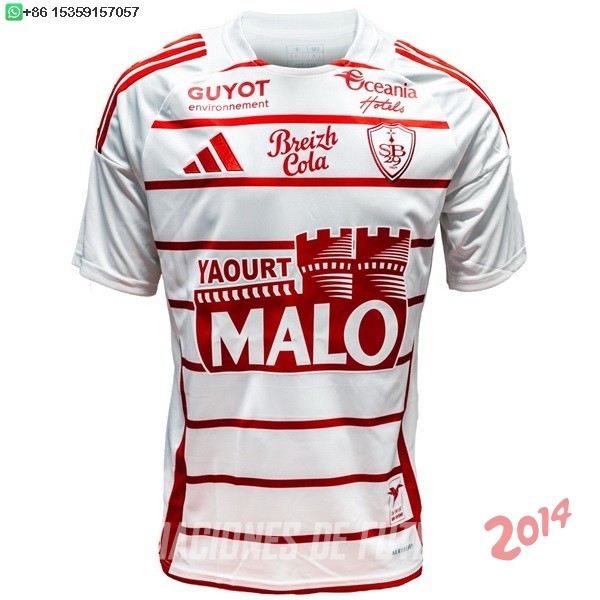 Tailandia Camiseta Del Stade Brestois Segunda 2024/2025