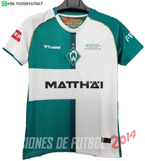 Tailandia Camiseta Del Werder Bremen Especial 2024/2025 Verde
